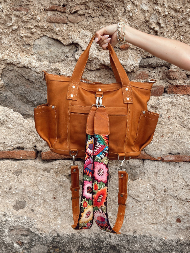 One-of-a-kind Full Camel Leather Backpack – MADRE LUNA